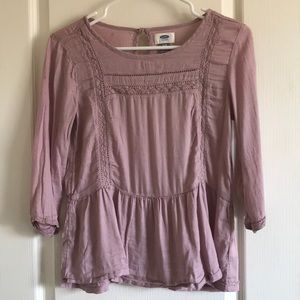 Light Purple Long Sleeved with Lace